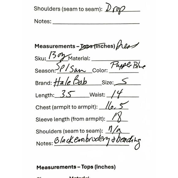 Hale Bob Purple/ Blue Dress with Black Embroidery and Beading, Size S - Picture 6 of 8